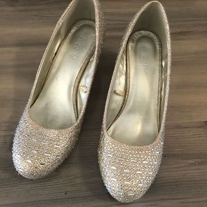 Bedazzled mini wedges